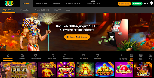 Accueil Spin Million Casino