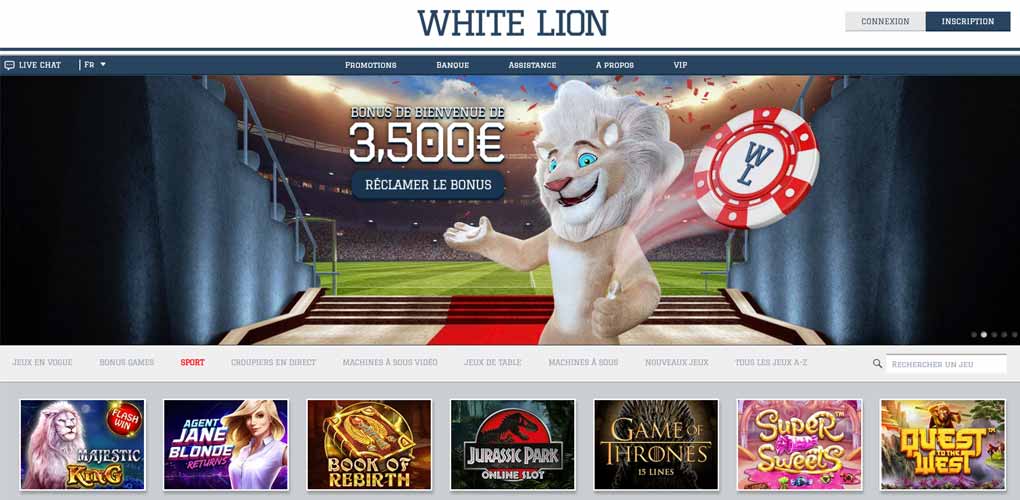 white lion avis